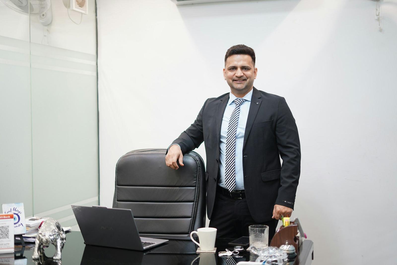 Purchase order approval on a desk