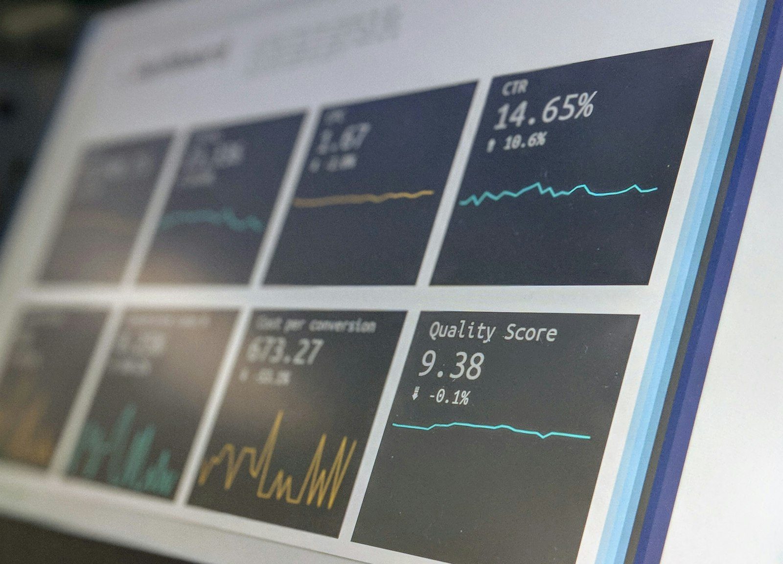 Reviewing a report on screen